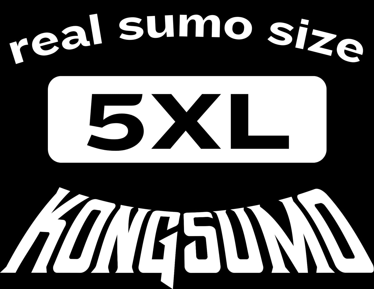 real sumo size t-shirt